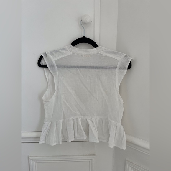 Elce cropped blouse linen - Picture 2 of 3